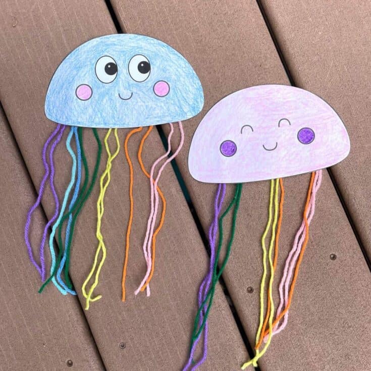 Image for Jellyfish Paper Craft for Kids