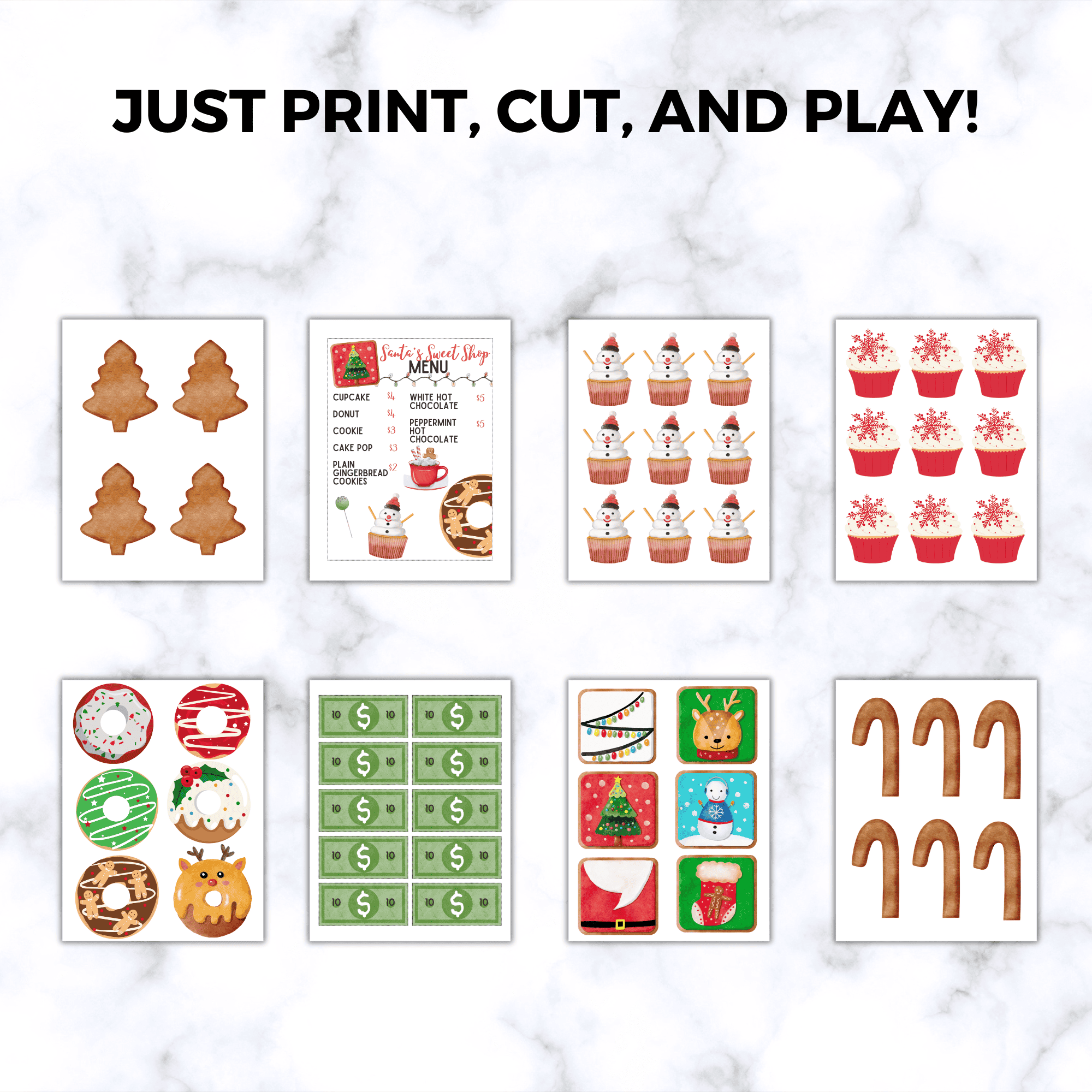 Christmas Bakery Pretend Play Kit - Image 2