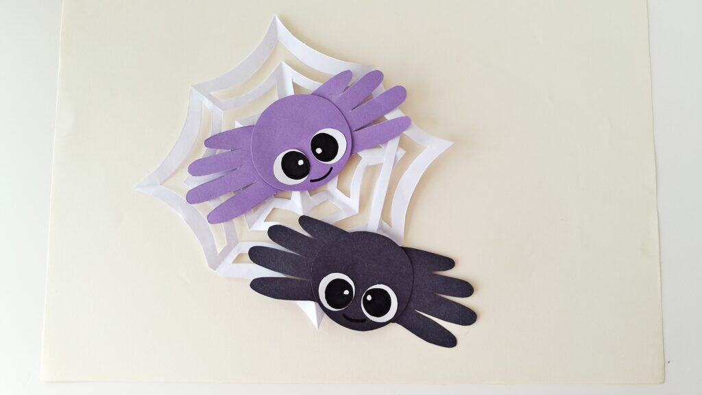 Handprint Spider Craft