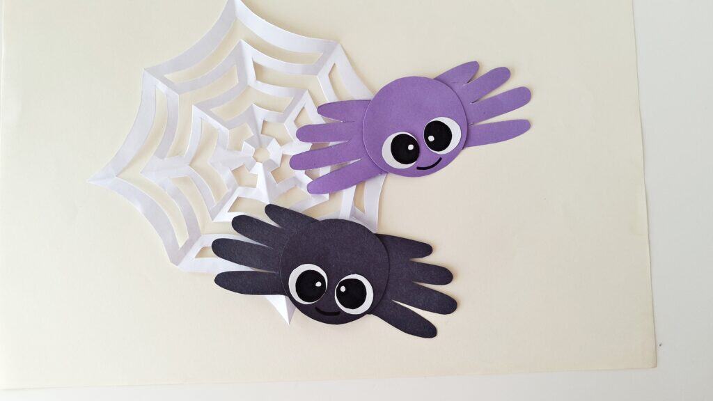Handprint Spider Craft 