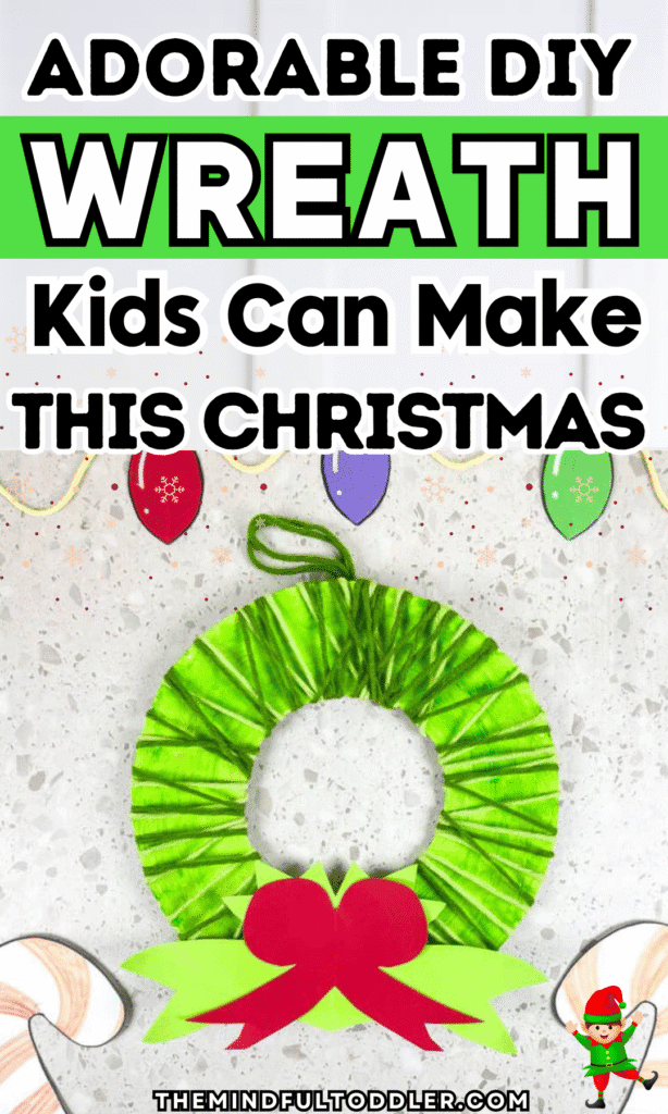 DIY Christmas Wreath Craft pin image
