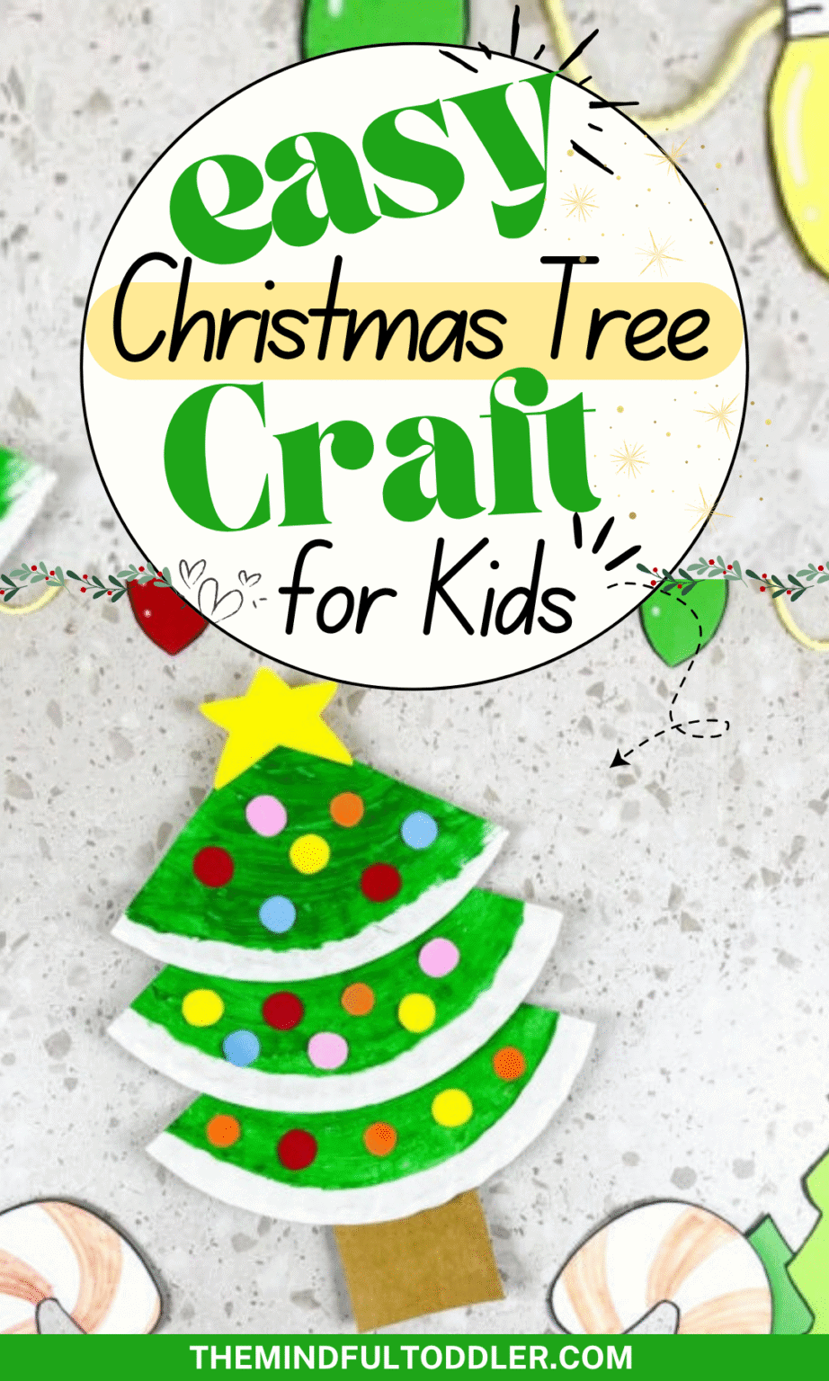 Fun Paper Plate Christmas Tree Craft for Kids + 5 Easy Guide