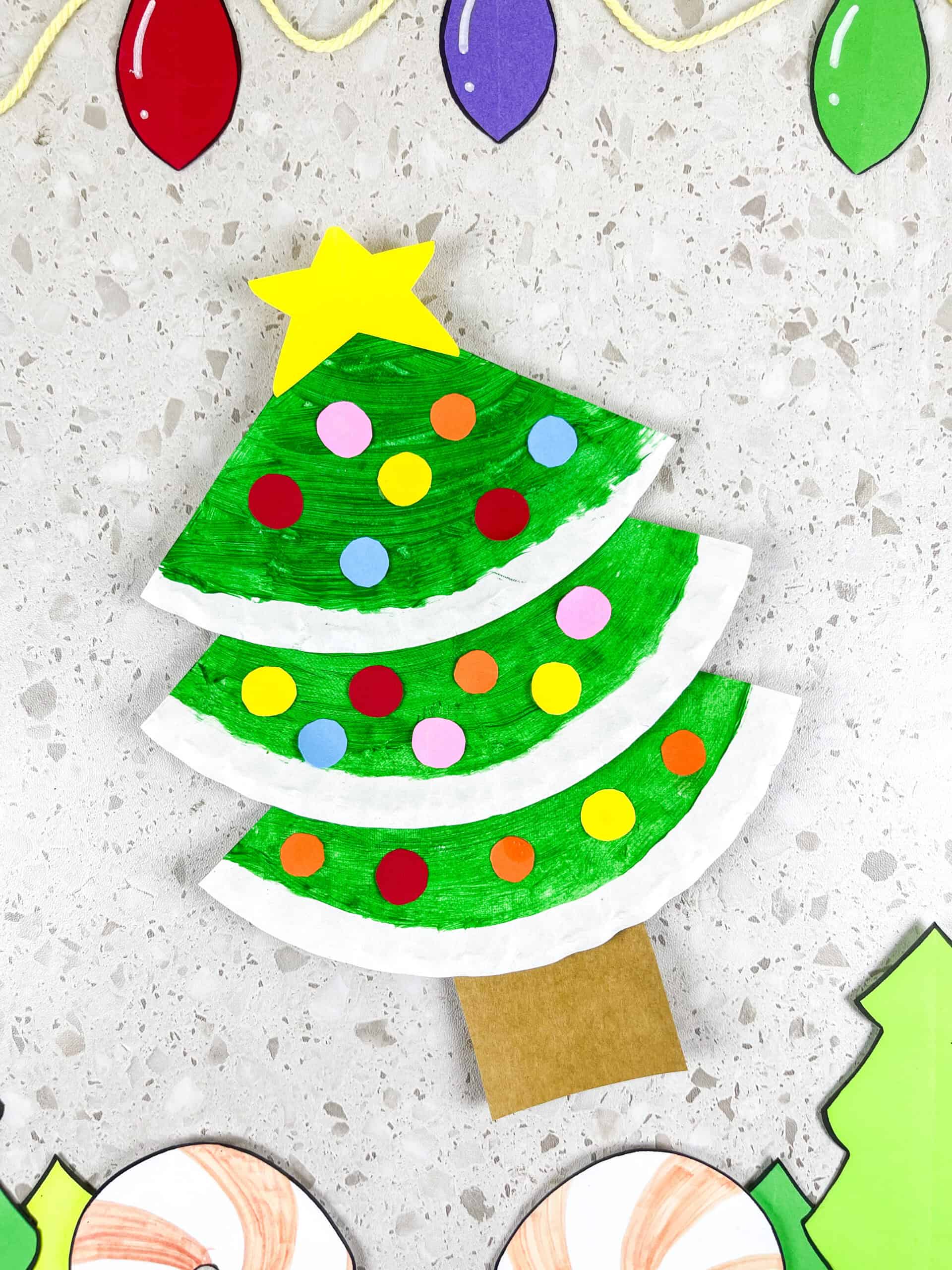 Fun Paper Plate Christmas Tree Craft for Kids + 5 Easy Guide