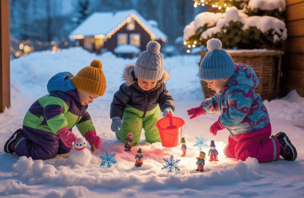 Winter Outdoor Activities for Kids_ Winter Snow Sensory Play
