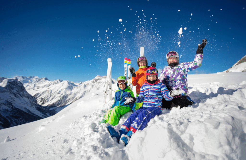 Winter Outdoor Activities for kids_ Snowball Toss Game
