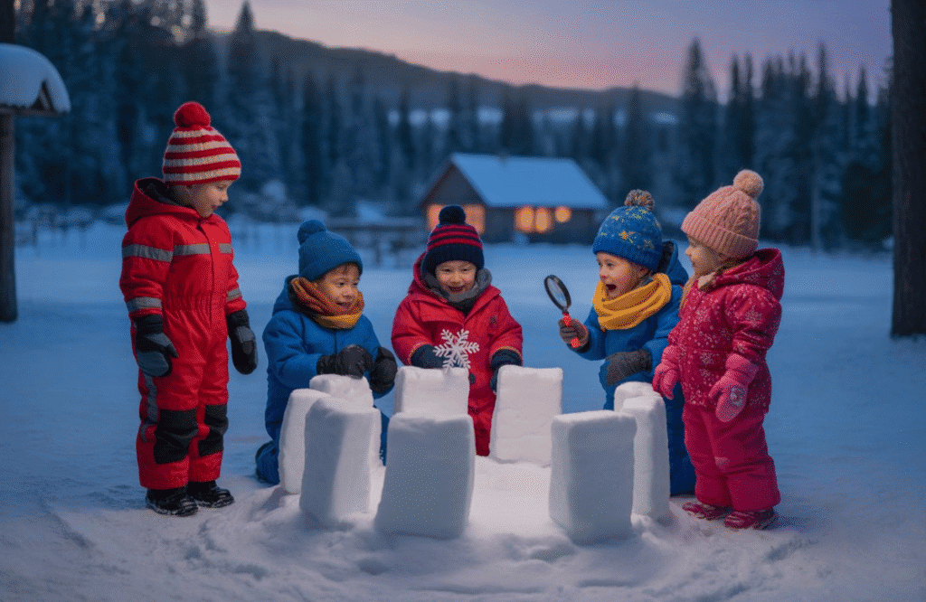 Winter Outdoor Activities_ Kids Snow Science Preschool Fun